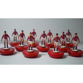 Subbuteo Andrew Table Soccer Milan 2014-2015 on Classic hasbro bases